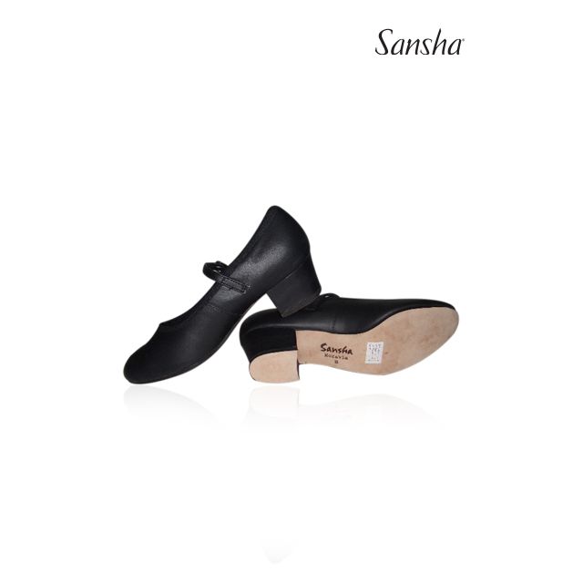 Sansha chaussures danse de caractère cuir MORAVIA CL05L