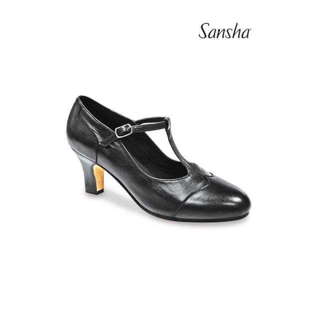 Sansha chaussures danse de caractère cuir RHINE CL55L
