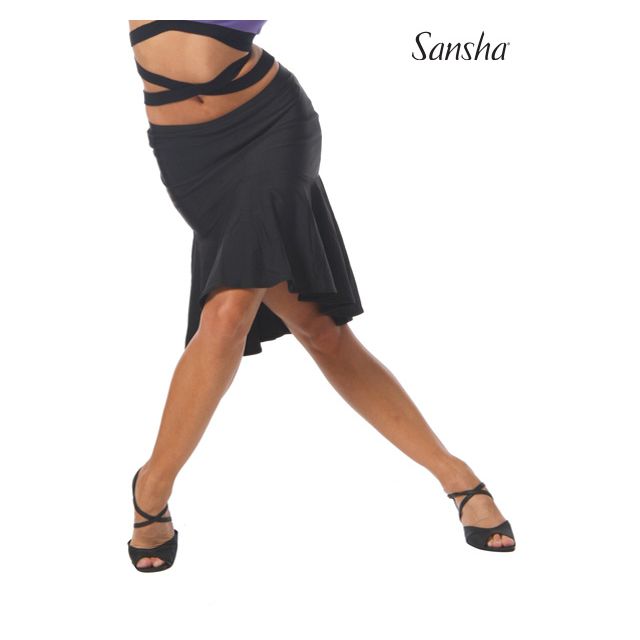 Sansha Medium length flowing jupe SALSA D0815N