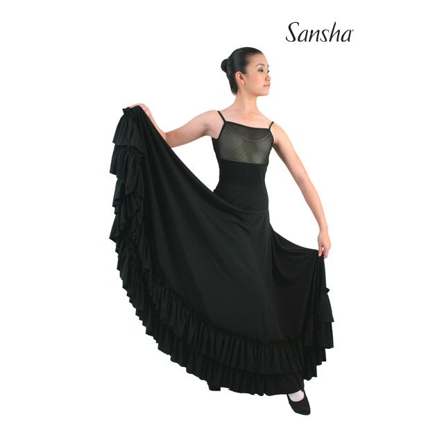Sansha jupe de flamenco ruffles CARMEN D0910P