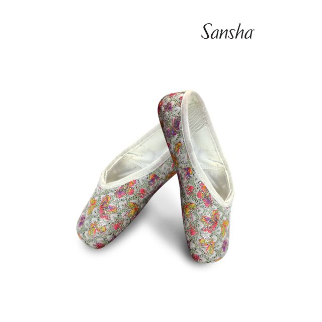 Sansha pointes décorees pour spectacle FLOWER DECO02