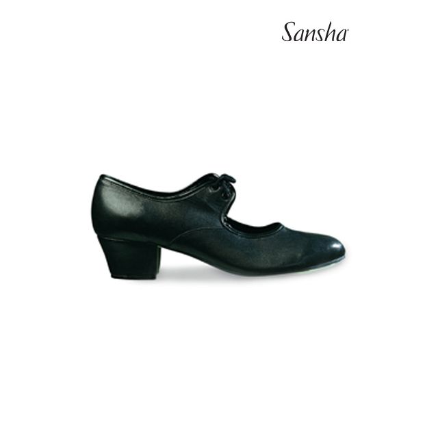 Sansha chaussures de claquettes cuir T-BOHEMIA TA03