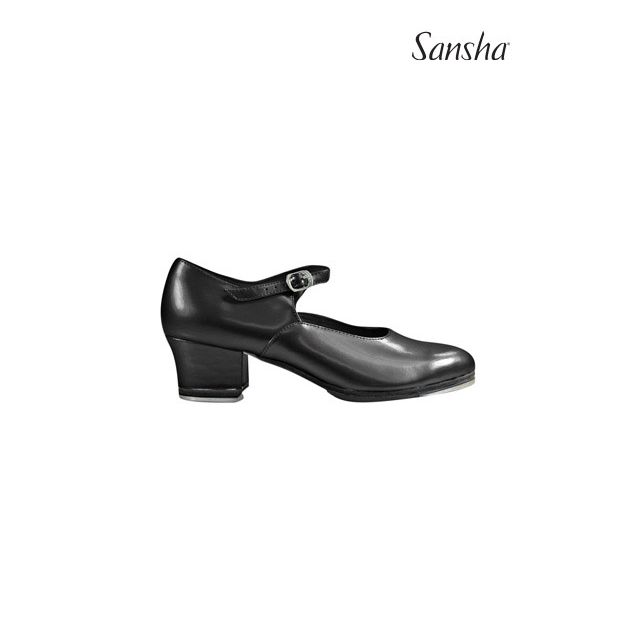Sansha chaussures de claquettes cuir T-PRAGA TA10