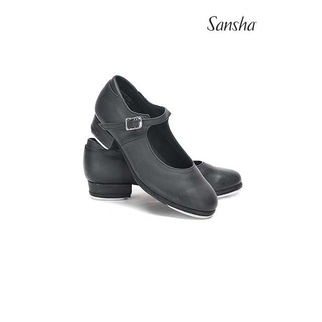 Sansha chaussures claquettes cuir enfant TEE-COMET TA27L