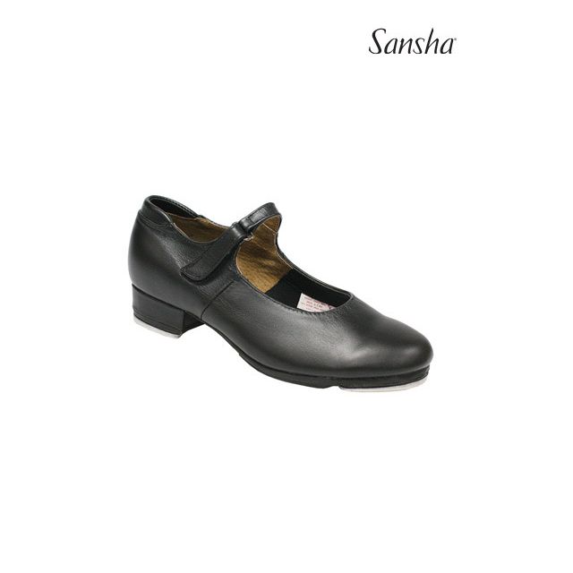 Sansha chaussures de claquettes cuir enfant TEE-SOFIETTE TA24L