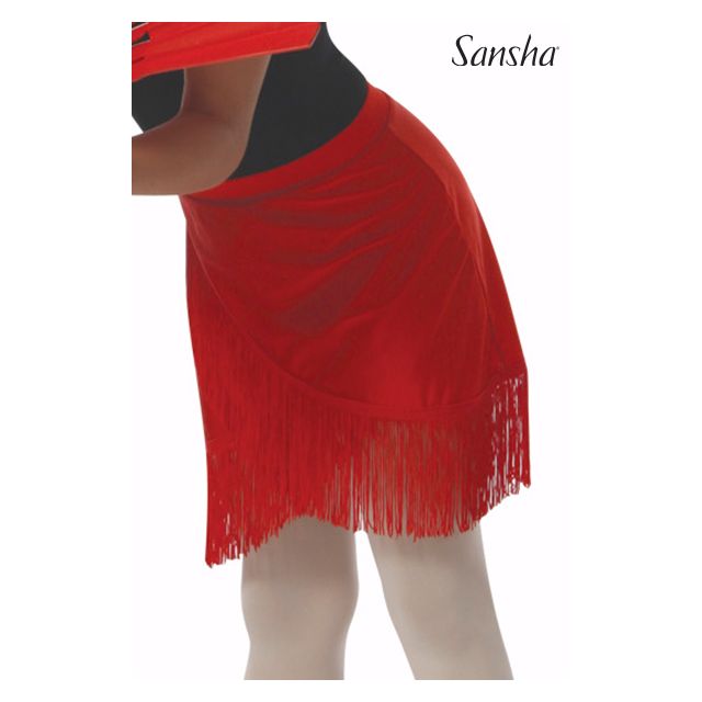 Sansha pull-on jupe fringes NINA Y0716P