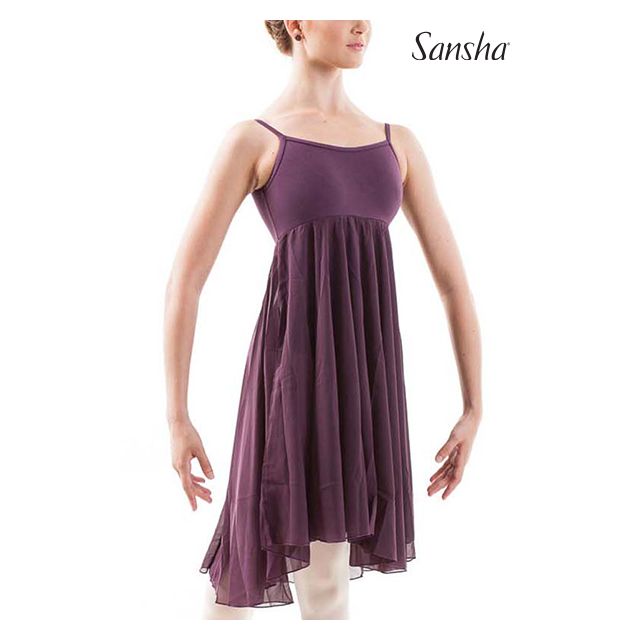 Sansha robe minces bretelles MABEL L1804CH